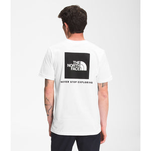 The North Face Men's Short-Sleeve Box NSE Tee TNF White/TNF Black