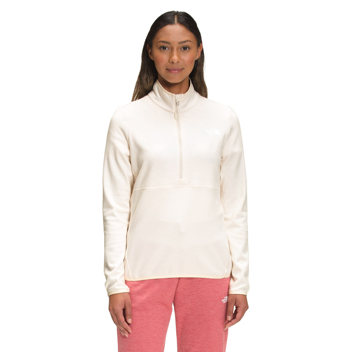The North Face Women's Canyonlands ¼ Zip Gardenia White Heather