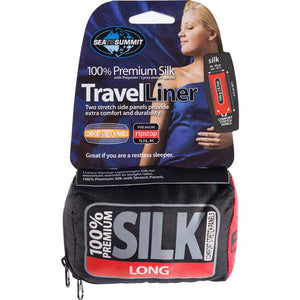 Sea to Summit Premium Silk Travel Liner - Mummy with Hood Eucalyptus Green