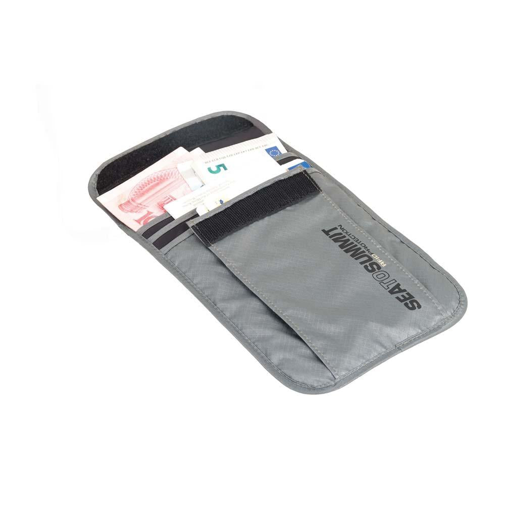 Sea to Summit Travelling Light Neck Wallet RFID Grey