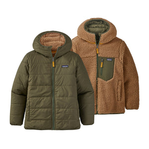 Patagonia Kids' Reversible Ready Freddy Hoody Basin Green