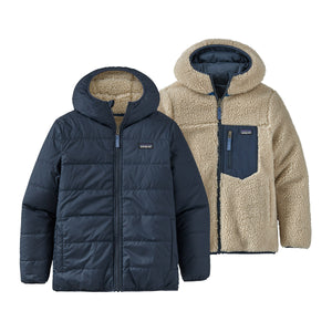 Patagonia Kids' Reversible Ready Freddy Hoody New Navy