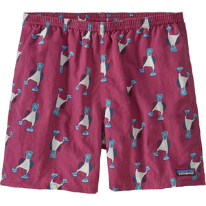 Patagonia Men's Baggies Shorts - 5" Blue Prints: Star Pink