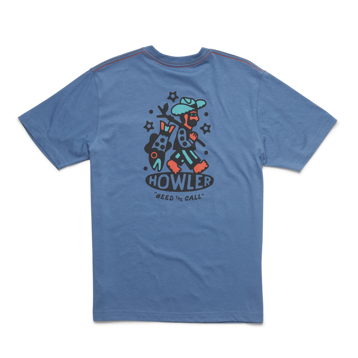 Howler Brothers Mens Select Pocket T-Shirt Pelican Postage: Blue Horizon