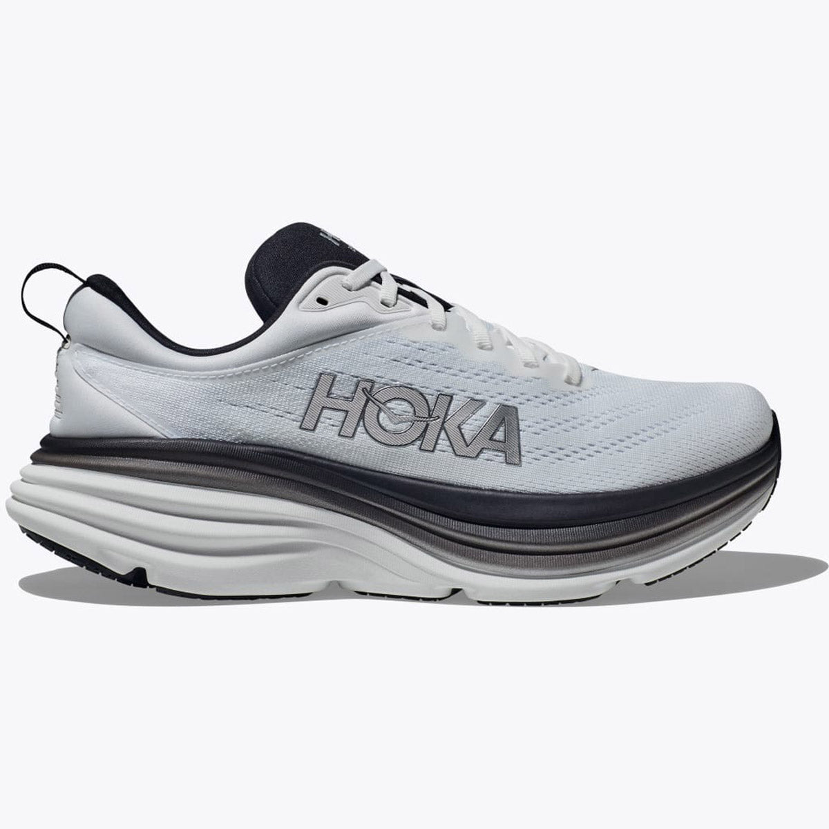 Hoka Men's Bondi 8 White/Black