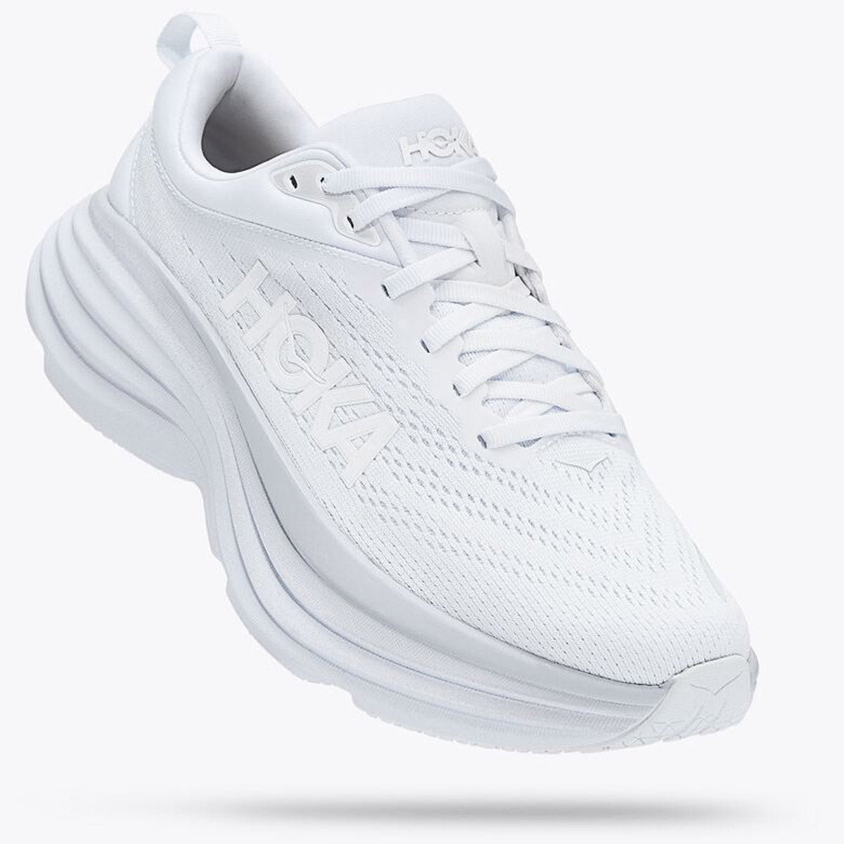 Hoka Women&#39;s Bondi 8 Wide White/White