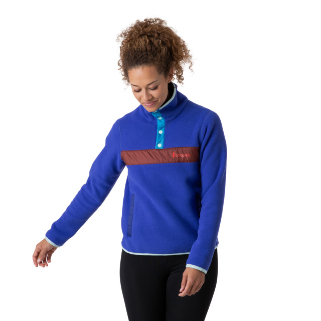 Cotopaxi Women&#39;s Teca Fleece Pullover BLEY Blue Eyes