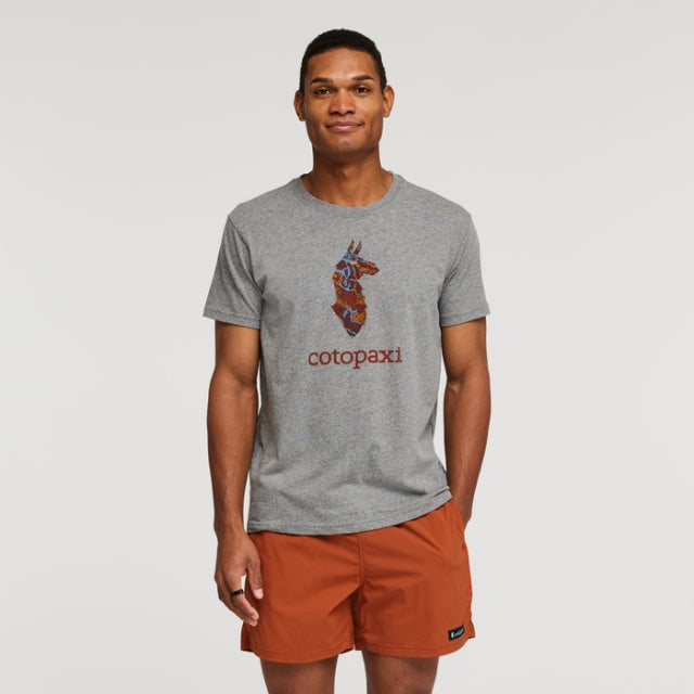Cotopaxi Men's Altitude Llama T-Shirt HTRGR Heather Grey