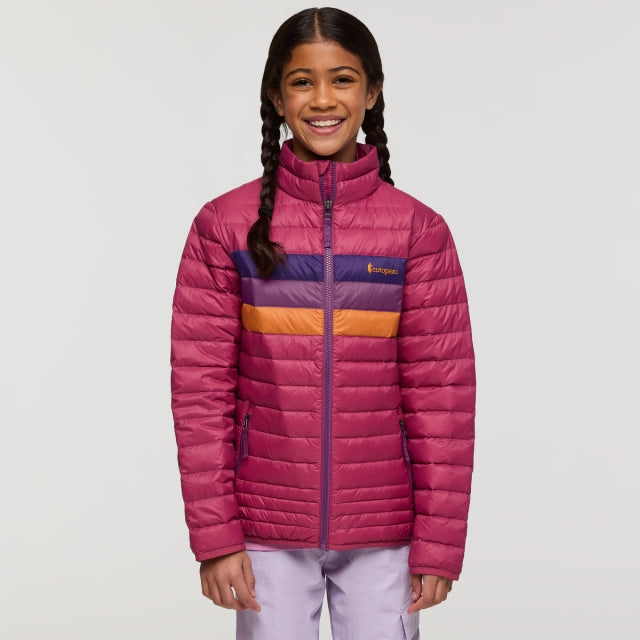 Cotopaxi Kids' Fuego Down Jacket NGST Sangria Stripes / S