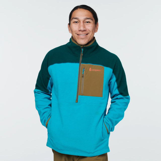 Cotopaxi M Abrazo Half-Zip Fleece Jacket DOB Deep Ocean &amp; Mineral Blue / M