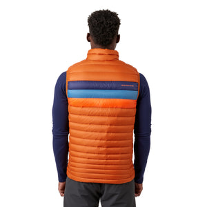 Cotopaxi Mens Fuego Down Vest Indigo tripes / S