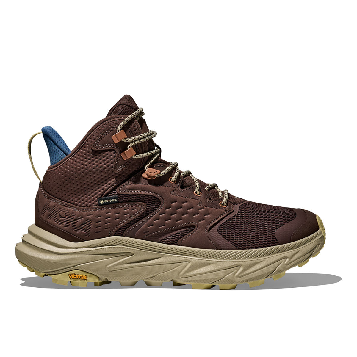 Hoka Mens Anacapa 2 Mid GTX Walnut / Oyster Mushroom