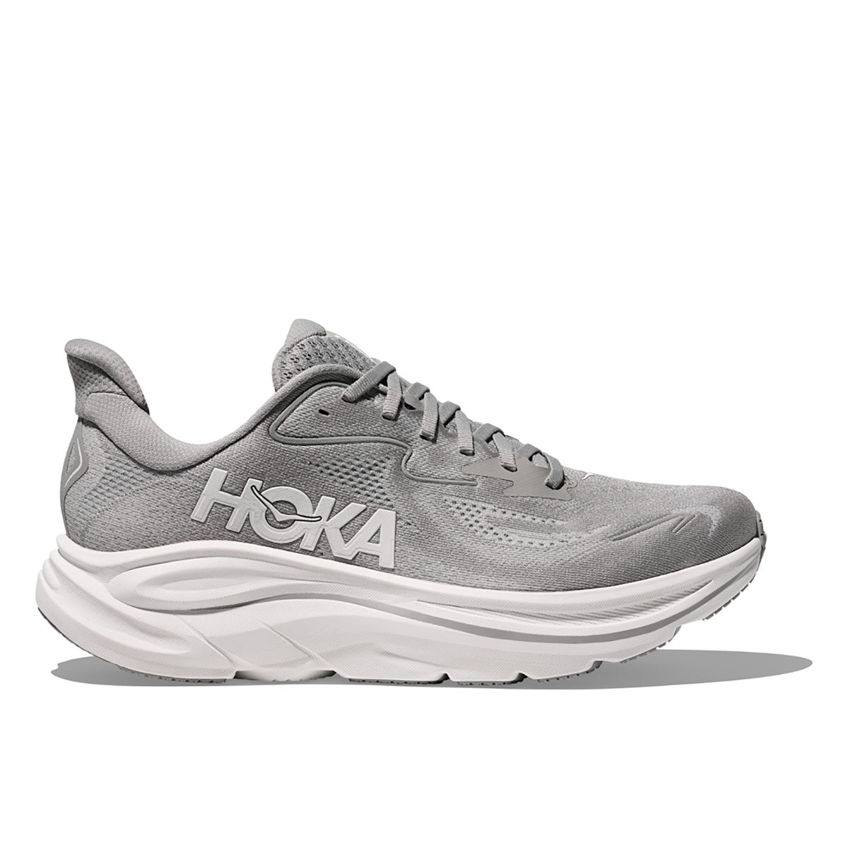 Hoka Mens Clifton 10 Wide Stellar Grey / Stardust