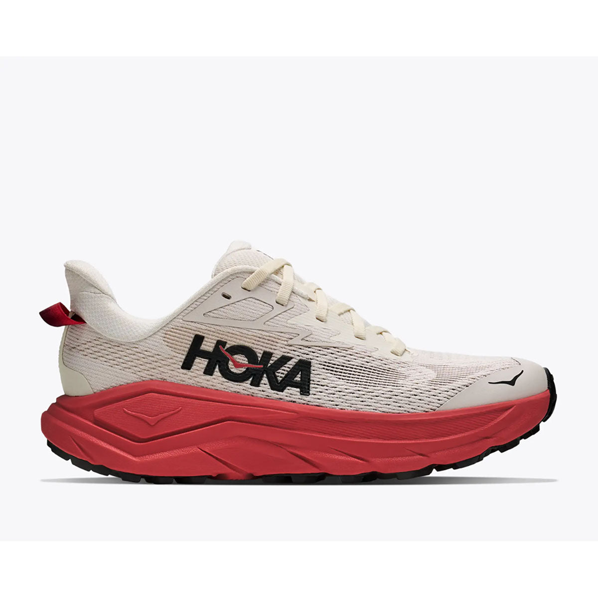 Hoka Womens Challenger 8 Alabaster / Burnt Red