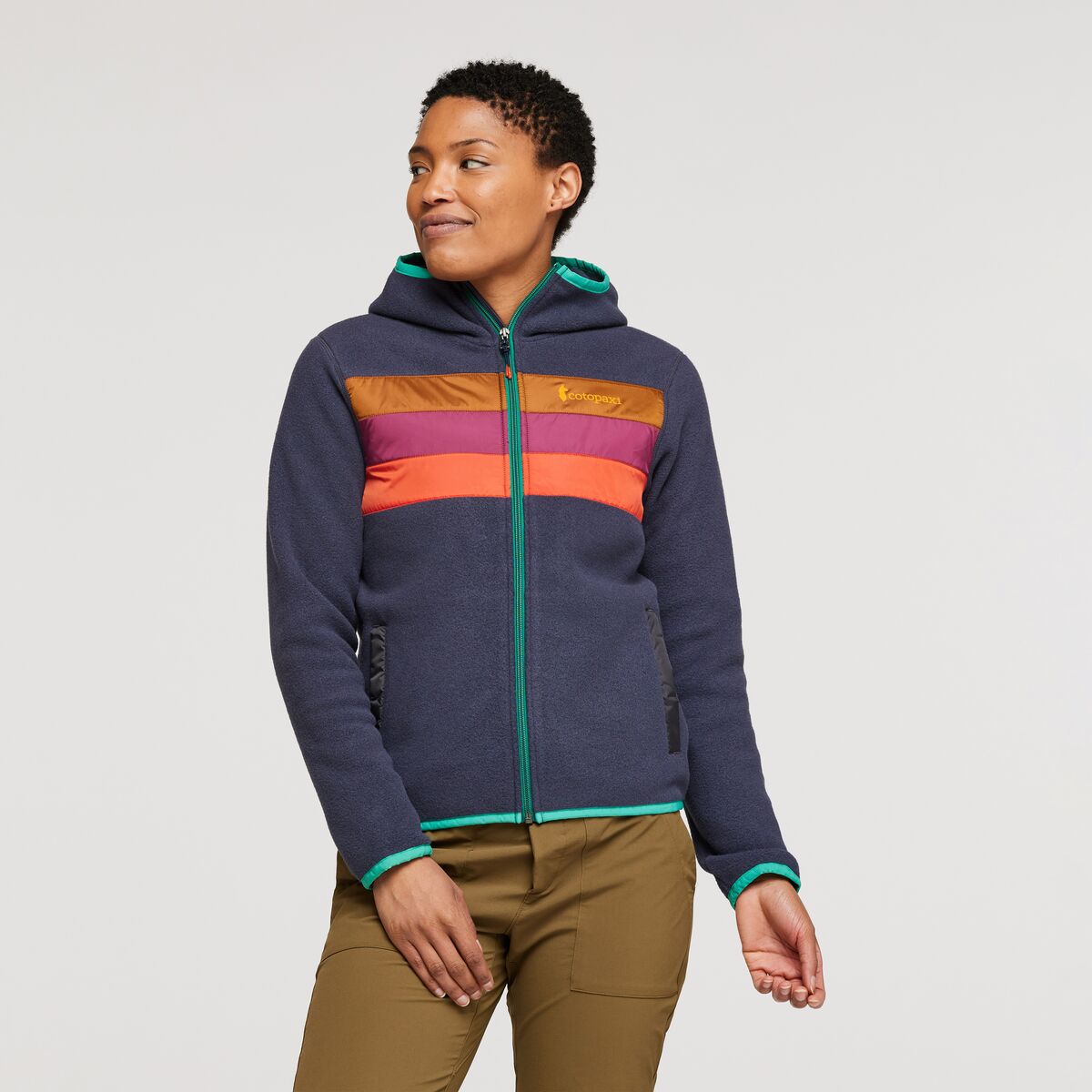 Cotopaxi Women's Teca Fleece Hooded Half-Zip Jacket Saturn