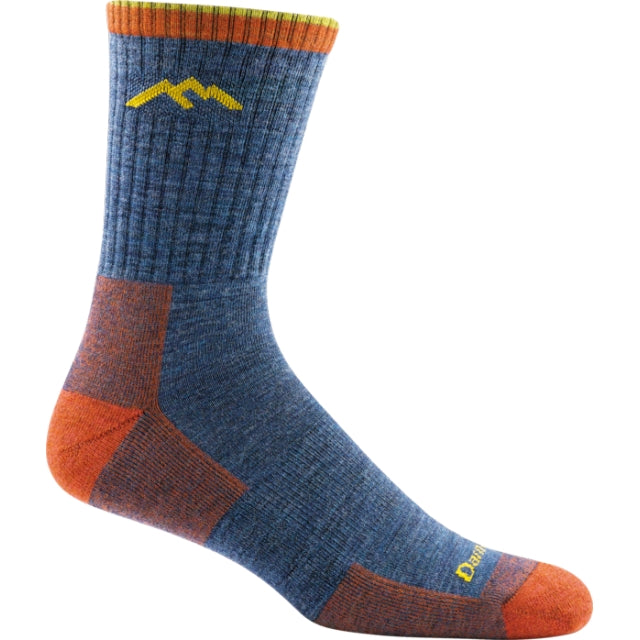 Darn Tough Mens Hiker Micro Crew Midweight With Cushion 9008 Denim