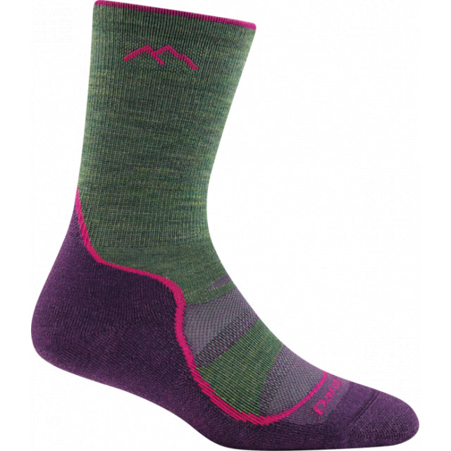 Darn Tough W Light Hiker Micro Crew Lt. Cushion Moss
