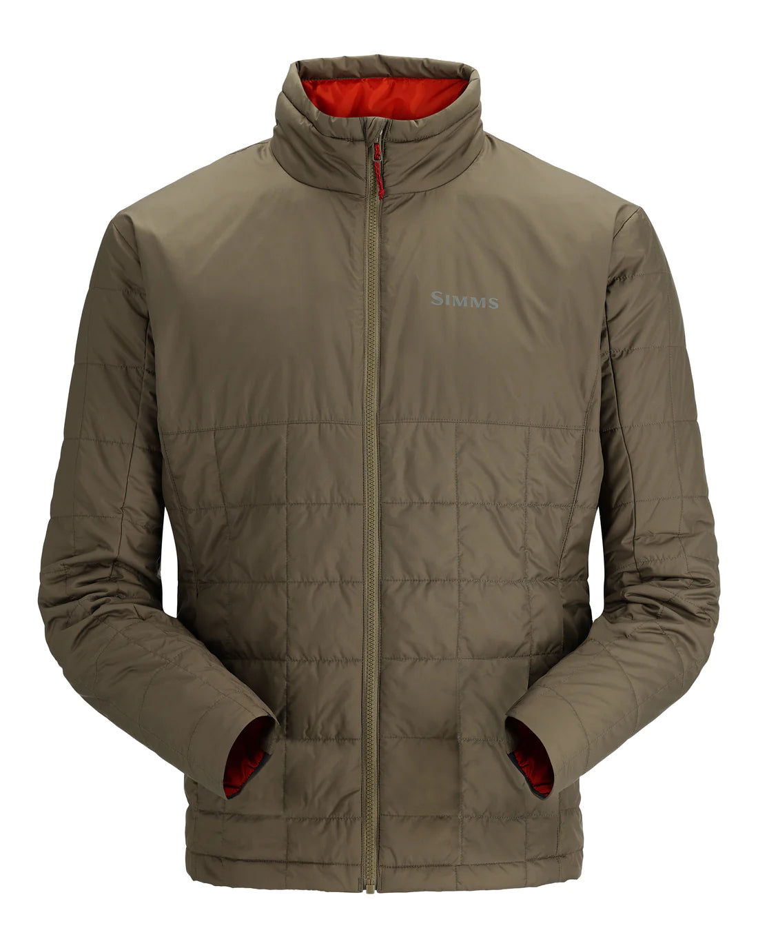 Simms Fishing Men's Fall Run Collared Jacket Dark Stone