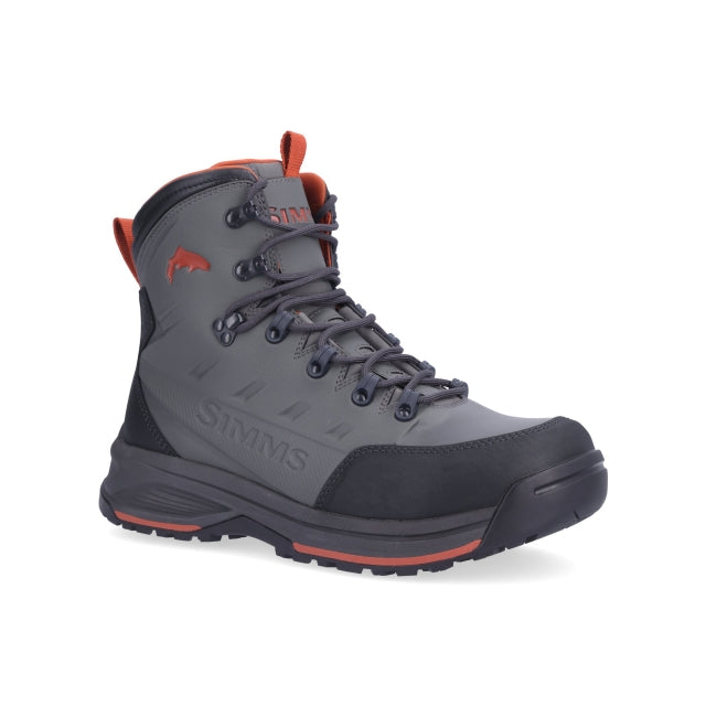 Simms Fishing Men&#39;s Freestone Wading Boots - Rubber Soles Gunmetal