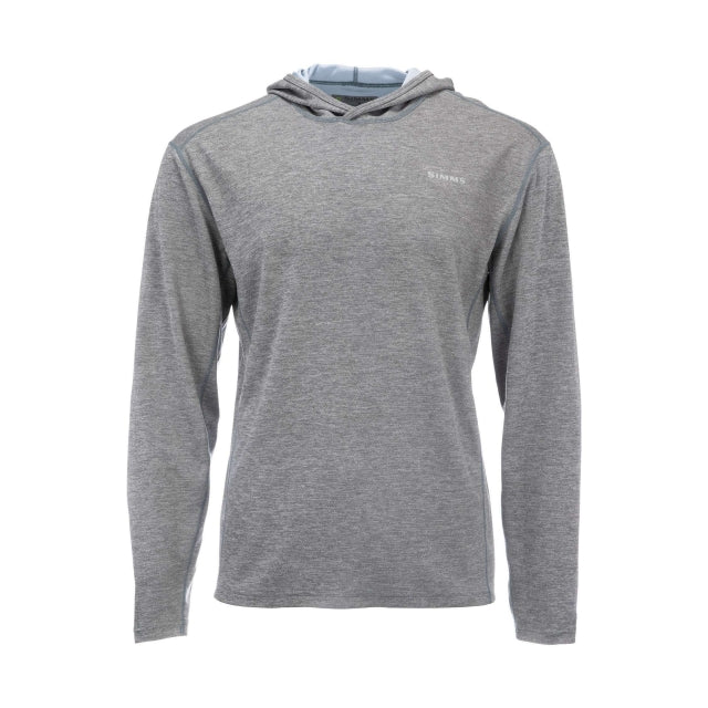 Simms Fishing Mens BugStopper Hoody 861 Steel Blue Heather