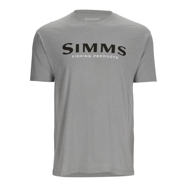 Simms Fishing Men&#39;s Simms Logo T-Shirt 1181 Cinder Heather