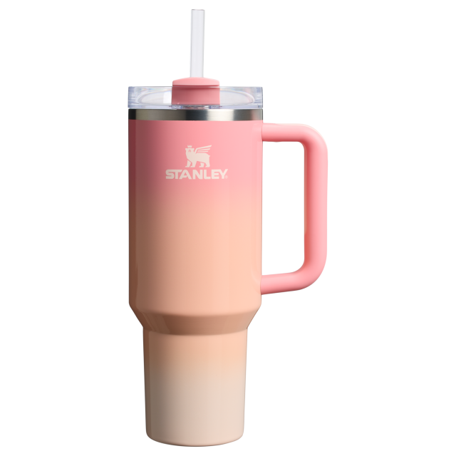 Stanley The Quencher H2.O FlowState Tumbler 40oz Pink Mesa Sunset