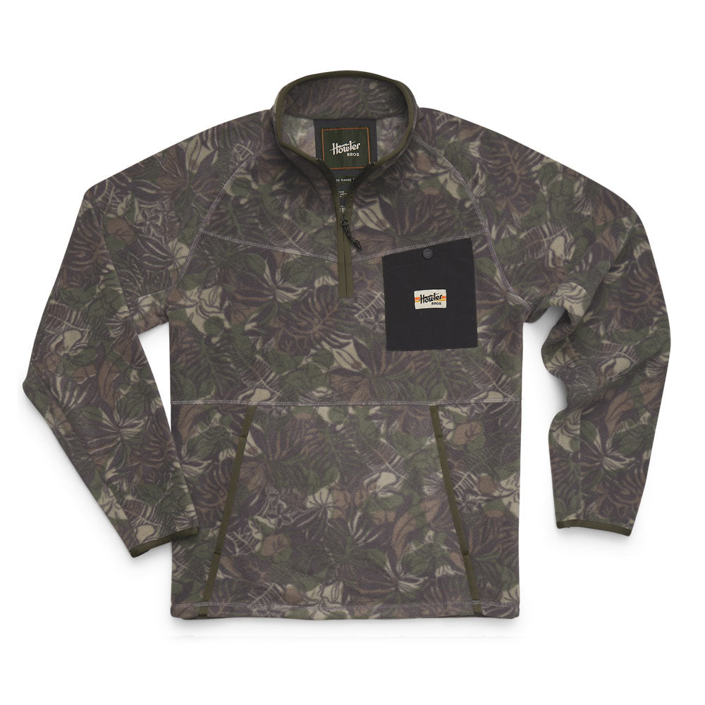 Howler Brothers Mens Free Range Fleece Pullover Tropic Noir
