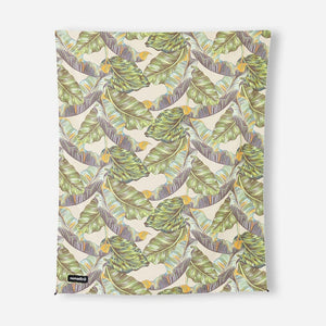 Nomadix Festival Blanket: Tie-dye Black And White Banana Leaf
