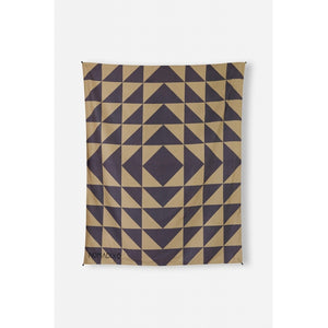 Nomadix Festival Blanket: Tie-dye Black And White Sierra Black Brown