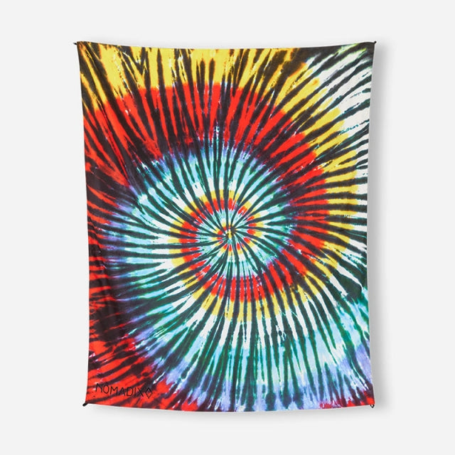 Nomadix Festival Blanket: Tie-dye Black And White Tie Dye Multi