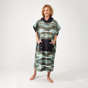 Nomadix Changing Poncho: Wave Blue Jackson Green