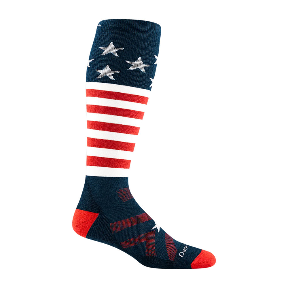 Men's Captain Stripe Over-the-Calf Midweight Ski & Snowboard Socks