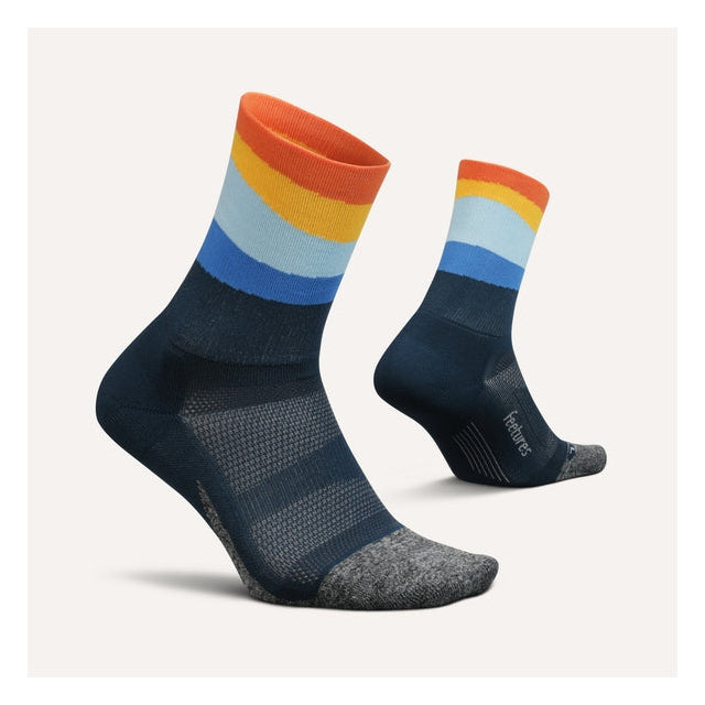 Feetures! Elite Light Cushion Mini Crew 5585 Ascent Blue