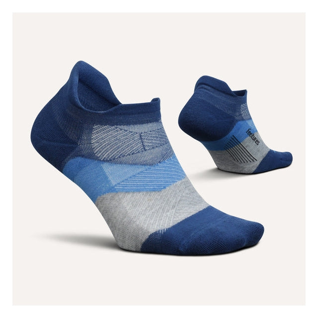 Feetures! Elite Max Cushion No Show Tab 2581 Buckle Up Blue