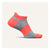 Feetures! High Performance Cushion No Show Tab Socks Collide Coral