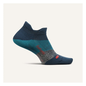 Feetures! Elite Light Cushion No Show Tab Socks 637 Trek Teal