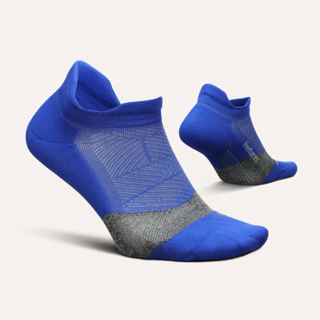 Feetures! Elite Light Cushion No Show Tab Socks Boost Blue