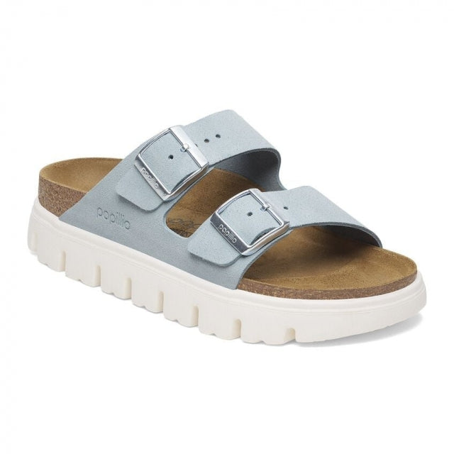 Birkenstock Arizona Chunky Suede Leather - Narrow Baby Blue