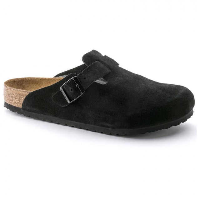 Birkenstock Boston SFB Suede-Reg Mocha