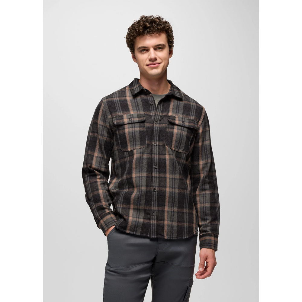 Prana Mens Westbrook Flannel Shirt Thyme