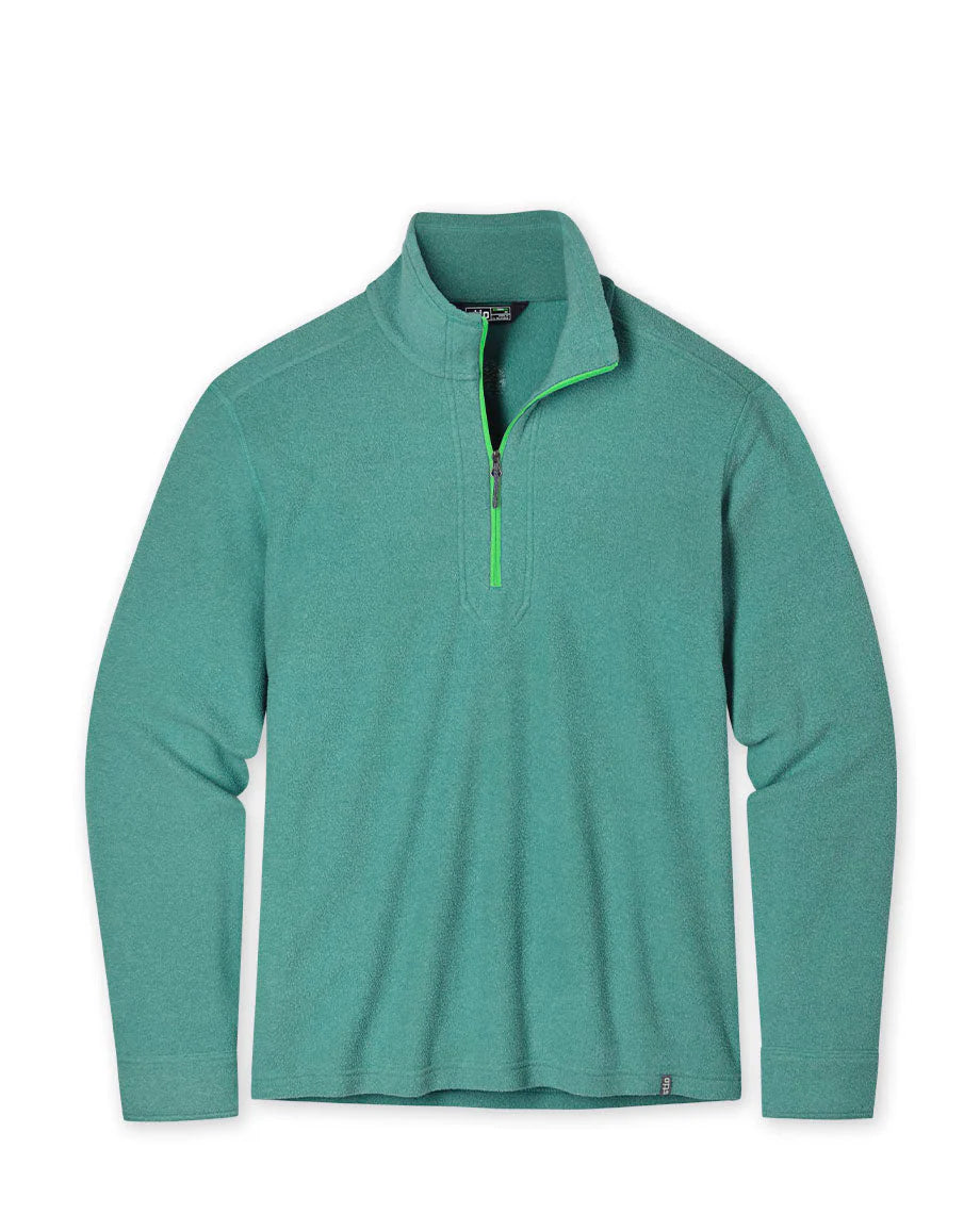 Stio Men's Turpin Fleece Half Zip Backwoods Heather