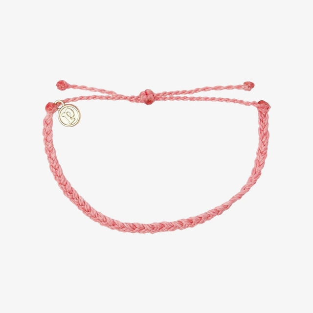 Pura Vida Mini Braided Multi - Petal Pink