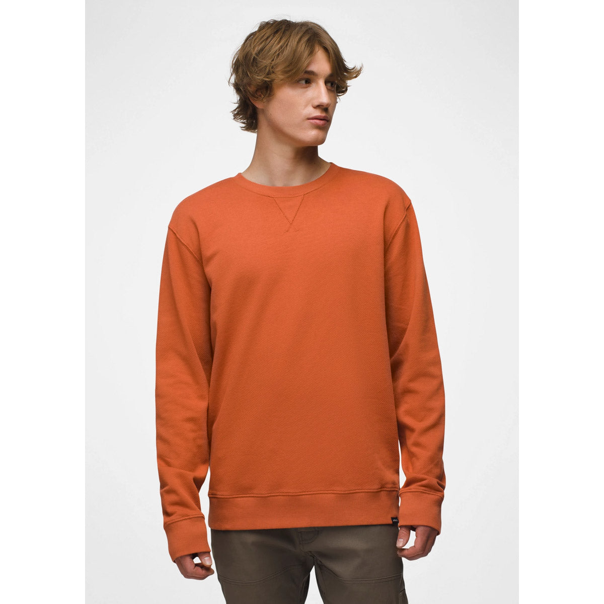 Prana M North County Crew - Standard Terracotta