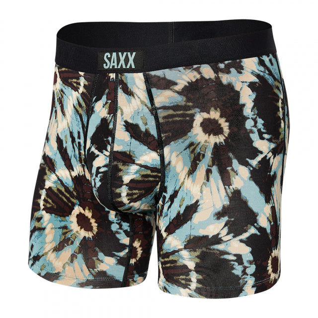Saxx Underwear Mens Vibe Boxer Brief ET Earthy Tie Dye - Multi / M