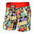 Saxx Underwear Mens Vibe Boxer Brief SSM Sticker Snacks-Multi