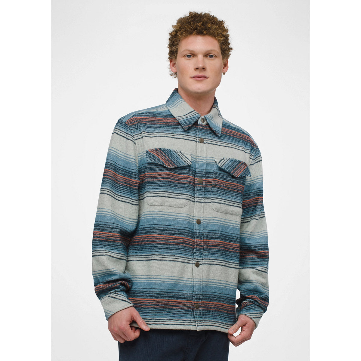 Prana M Happy Camp Flannel - Standard Lunar