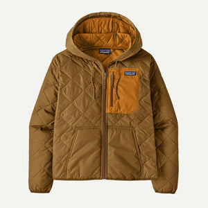 Women's Diamond Quilted Bomber Hoody