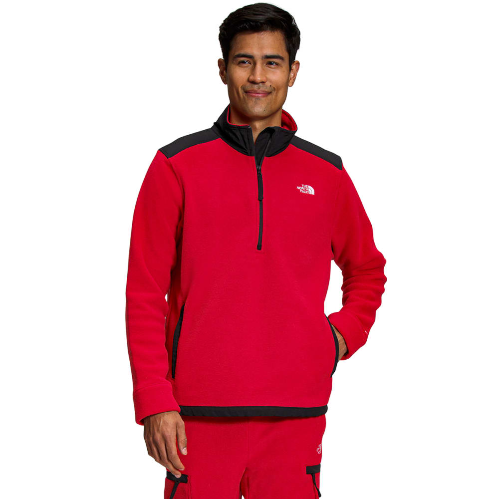 The North Face Men&#39;s Alpine Polartec 200 ¼ Zip TNF Red/TNF Black