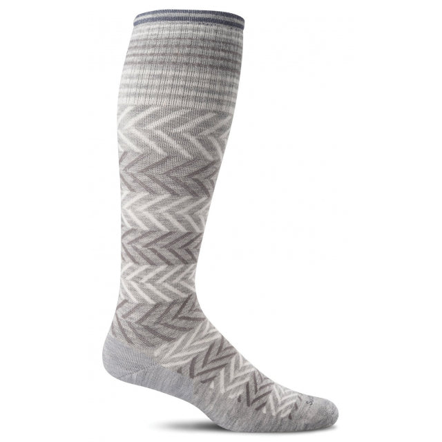 Sockwell Women&#39;s Chevron Graduated Compression Socks 800 GREY