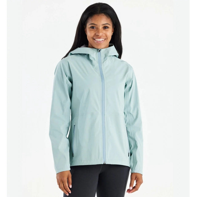 Free Fly Apparel W Cloudshield Rain Jacket 420 Ocean Mist